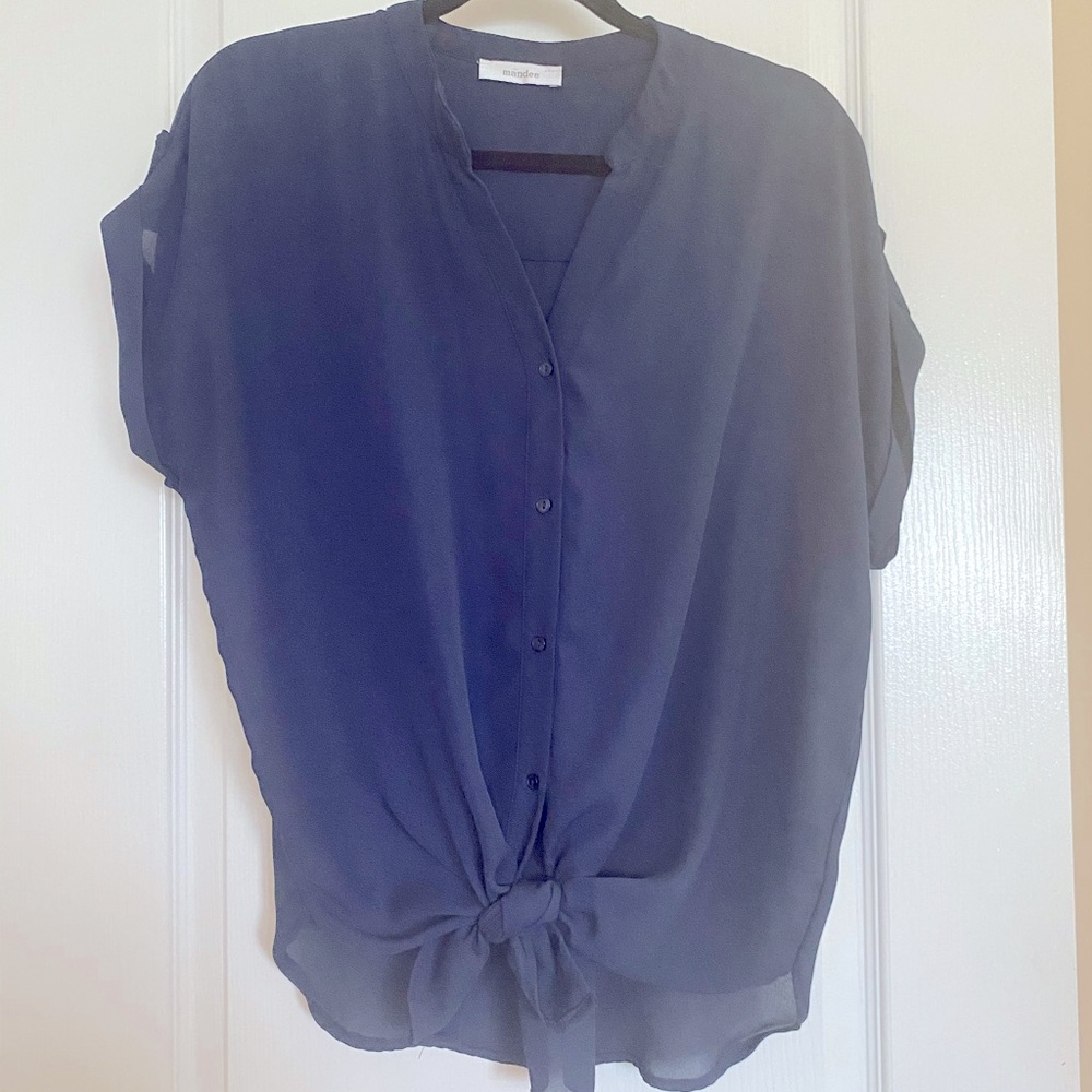 Sheer Button Up